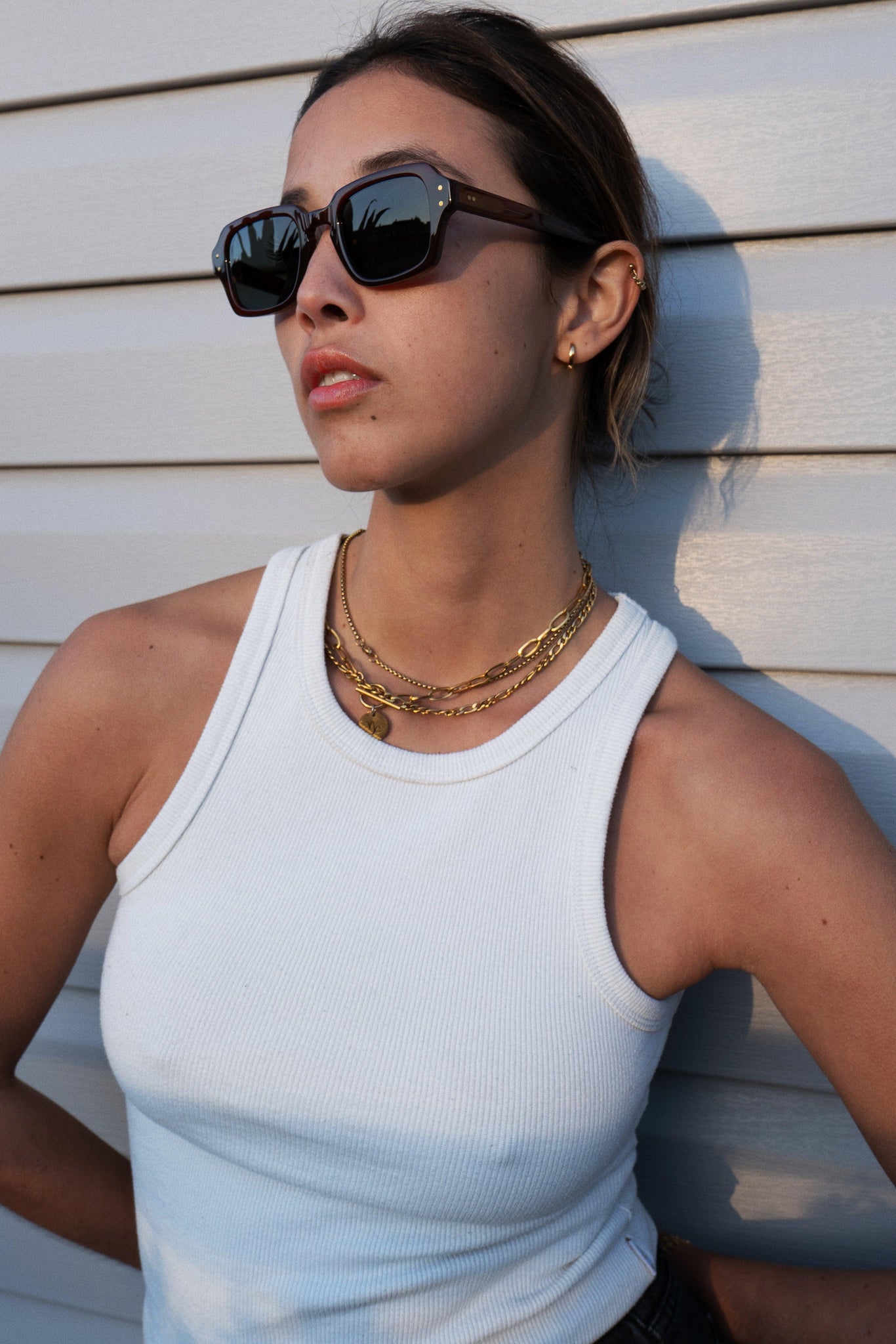 Wilson - Maple Polished / Green - Sunglasses - EPOKHE EYEWEAR