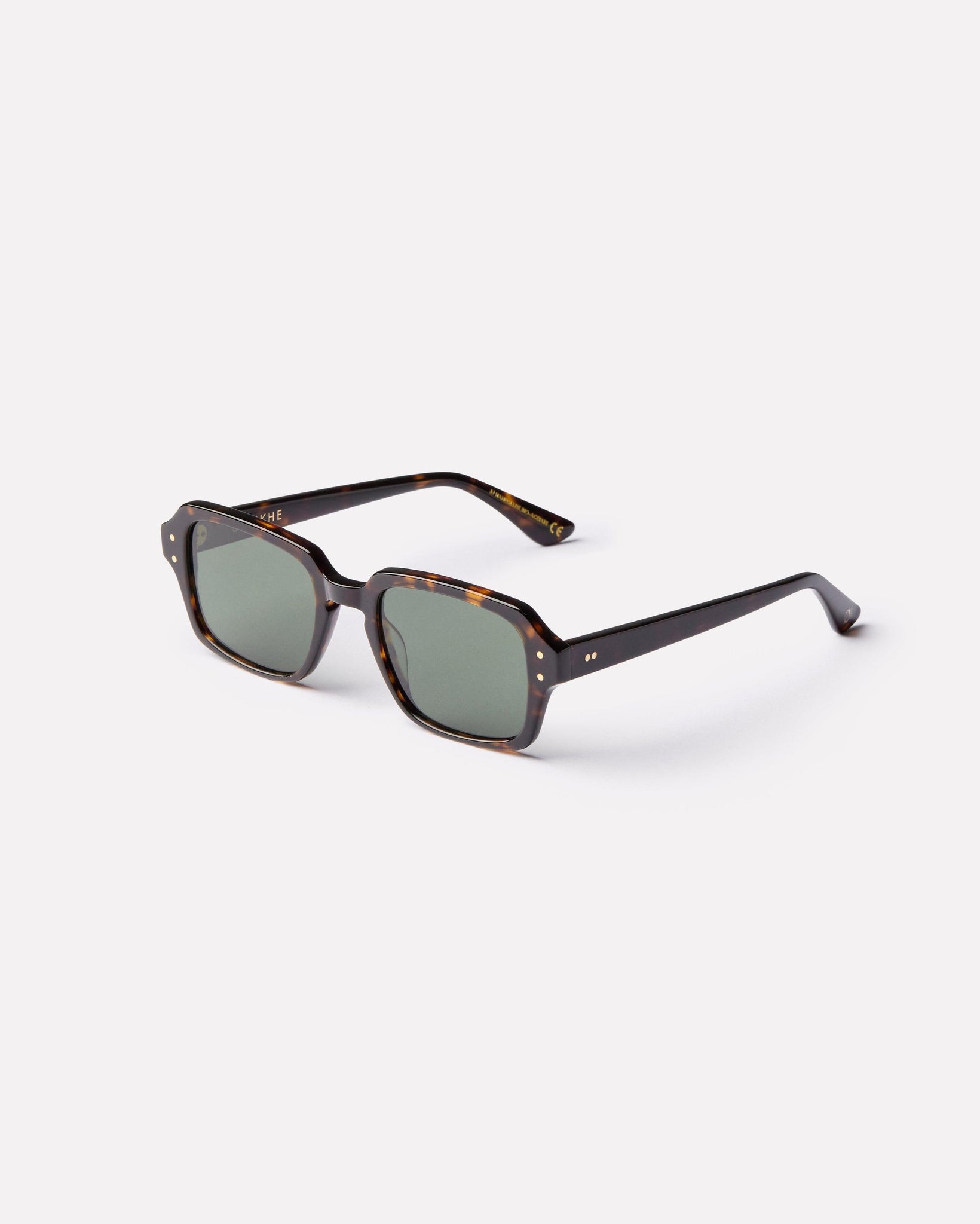 Wilson - Tortoise Polished / Green Polarized - Sunglasses - EPOKHE EYEWEAR