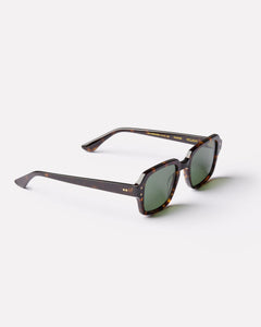 Wilson - Tortoise Polished / Green Polarized - Sunglasses - EPOKHE EYEWEAR