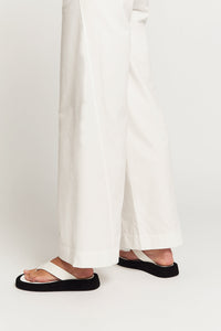DITA TWISTED SEAM TROUSERS | WHITE