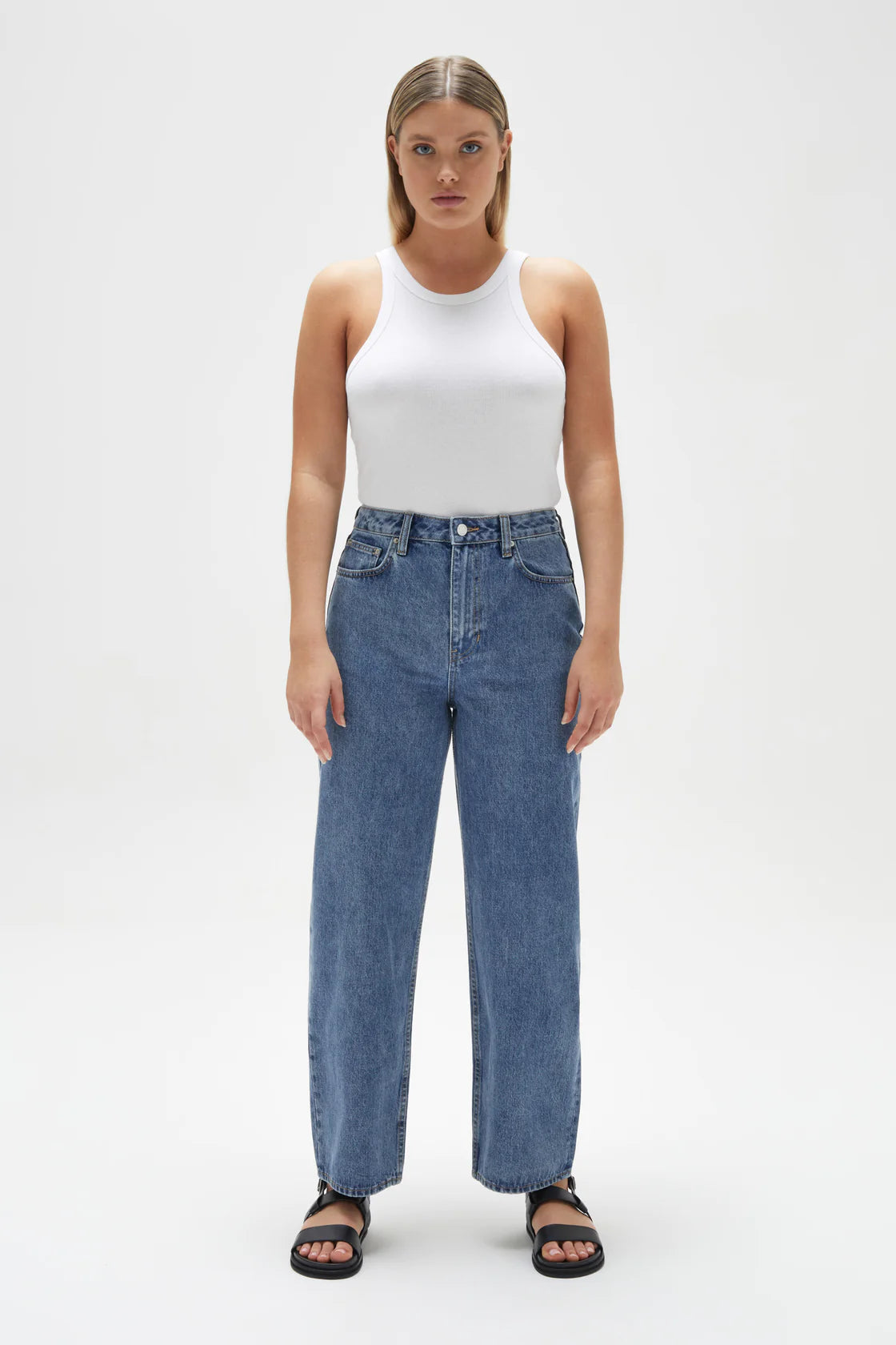 VINTAGE STRAIGHT JEAN | DARK STONE