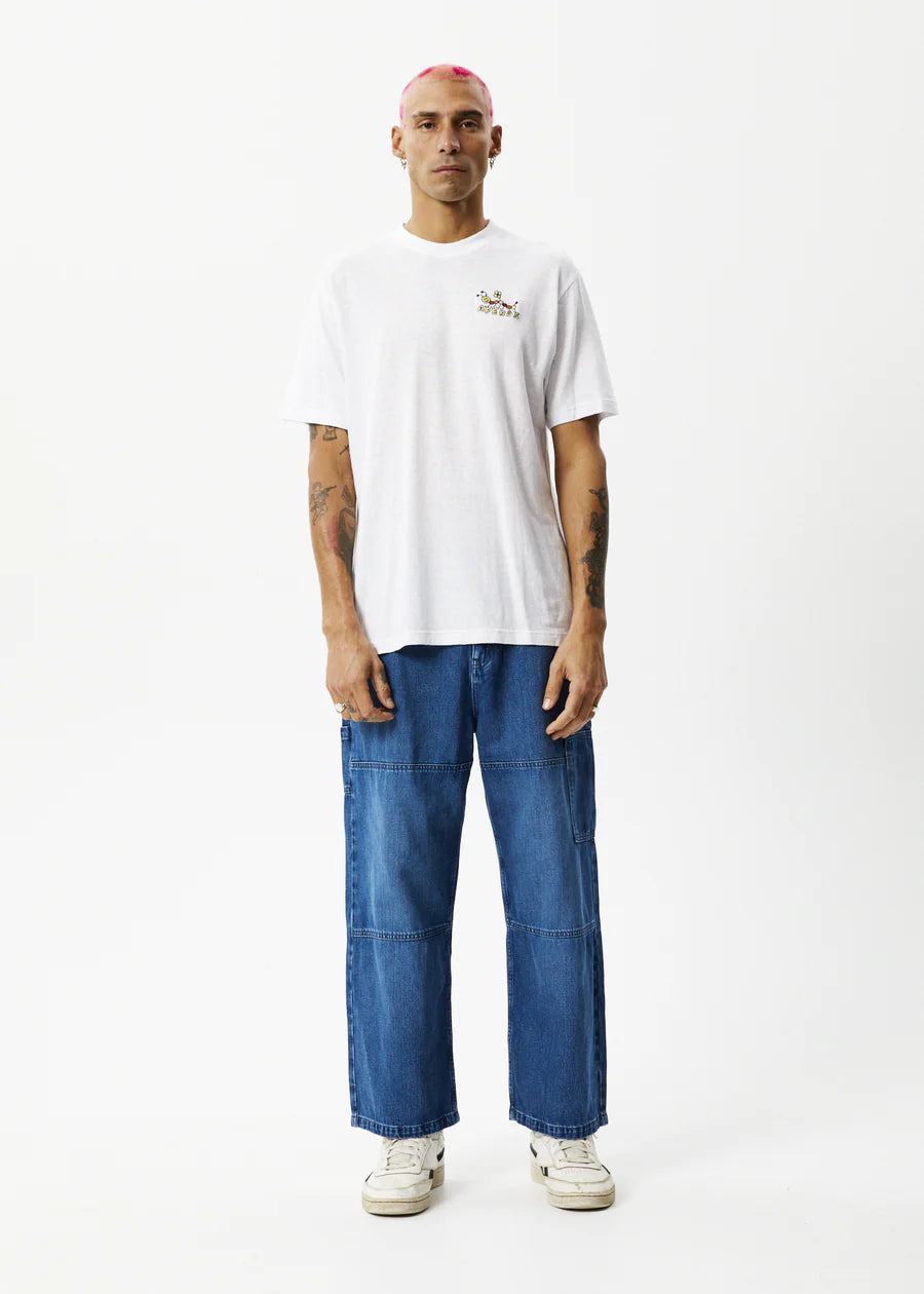 CATERPILLAR RETRO GRAPHIC T-SHIRT | WHITE