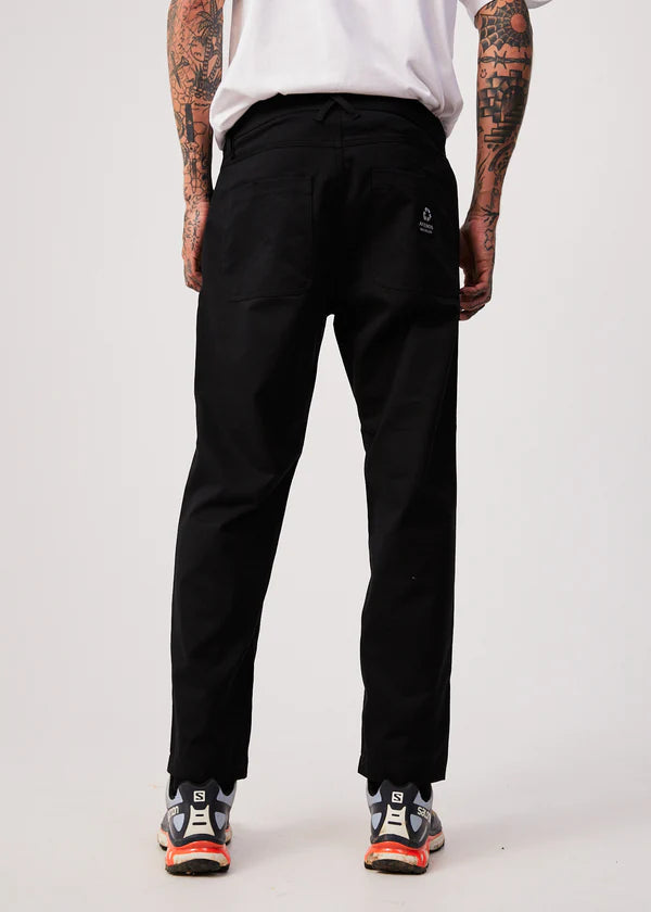 NINETY TWOS - RECYCLED RELAXED CHINO PANT | BLACK