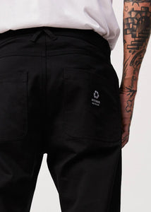 NINETY TWOS - RECYCLED RELAXED CHINO PANT | BLACK