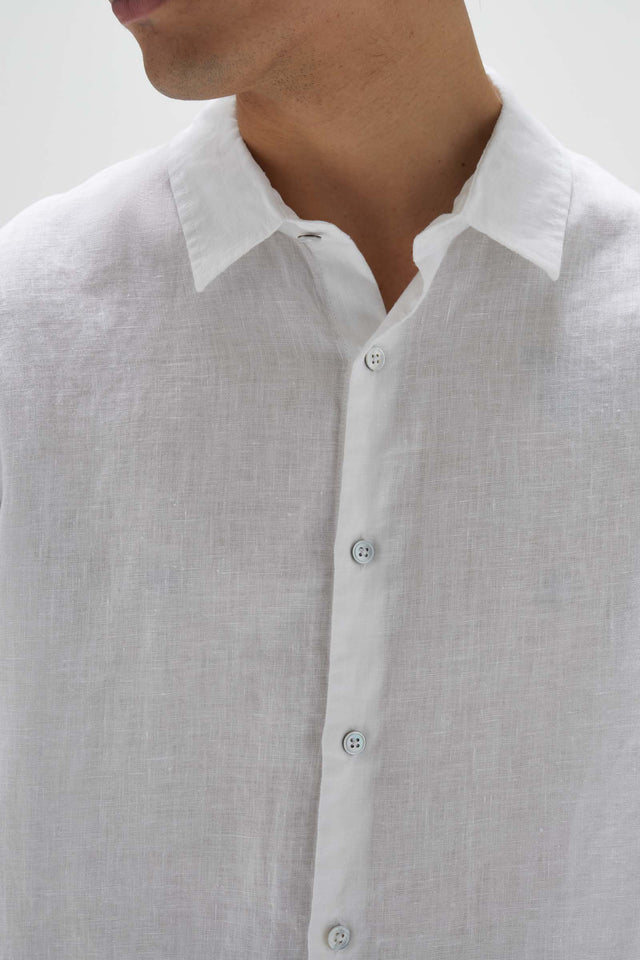 CASUAL LONG SLEEVE SHIRT | WHITE