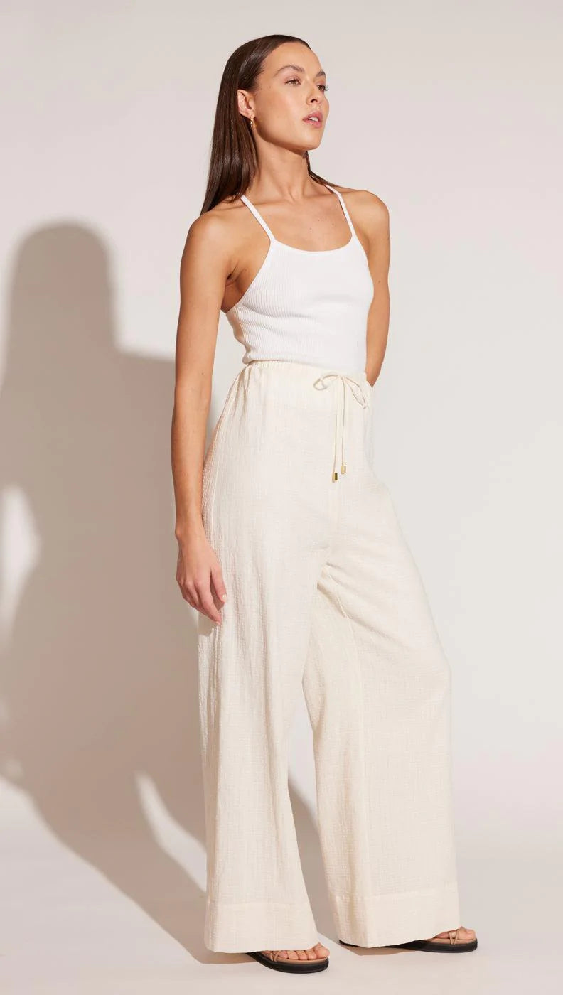 DELVIA RELAXED PANTS | CREAM