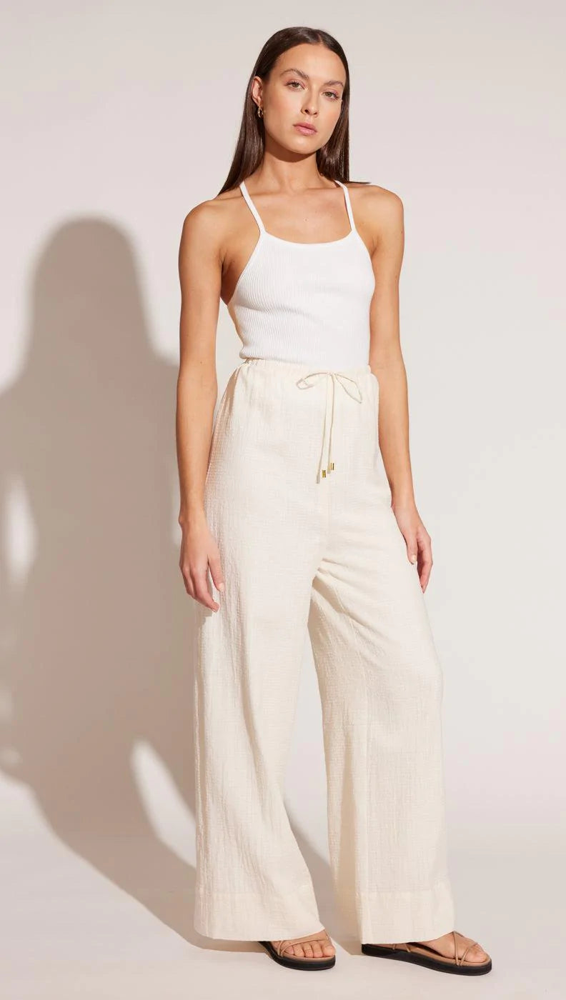 DELVIA RELAXED PANTS | CREAM
