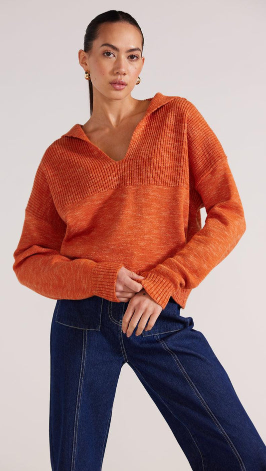 DERBY JUMPER | ORANGE MARLE