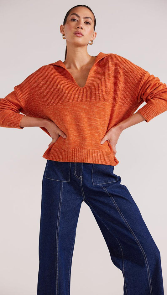 DERBY JUMPER | ORANGE MARLE