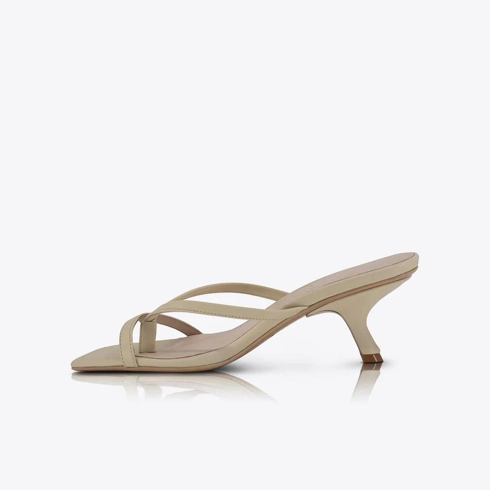 DULCE MID HEEL | OFF WHITE
