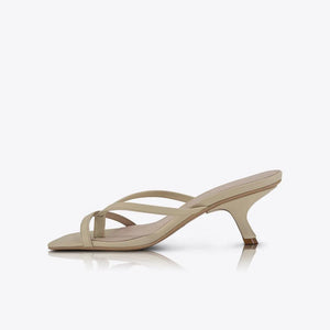 DULCE MID HEEL | OFF WHITE