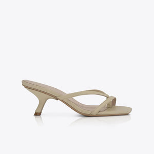 DULCE MID HEEL | OFF WHITE