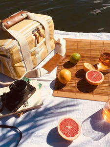 PREMIUM COOLER BAG | VINTAGE YELLOW STRIPE