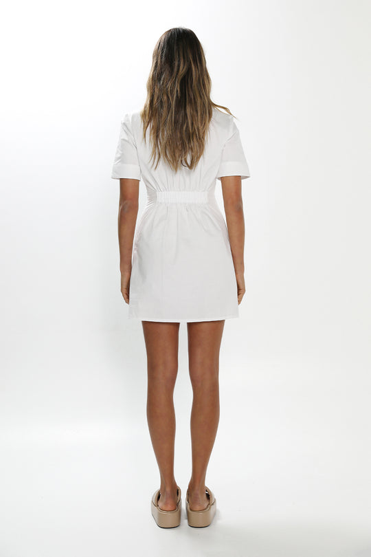 KIANDRA DRESS | WHITE