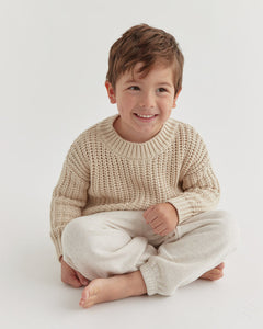 KIDS EMERY KNIT | STONE