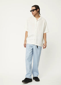 DAILY HEMP CUBAN SHORT SLEEVE SHIRT | WHITE