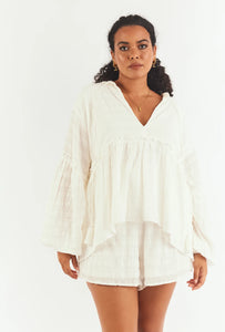 FABIANA TOP | WHITE STRIPE