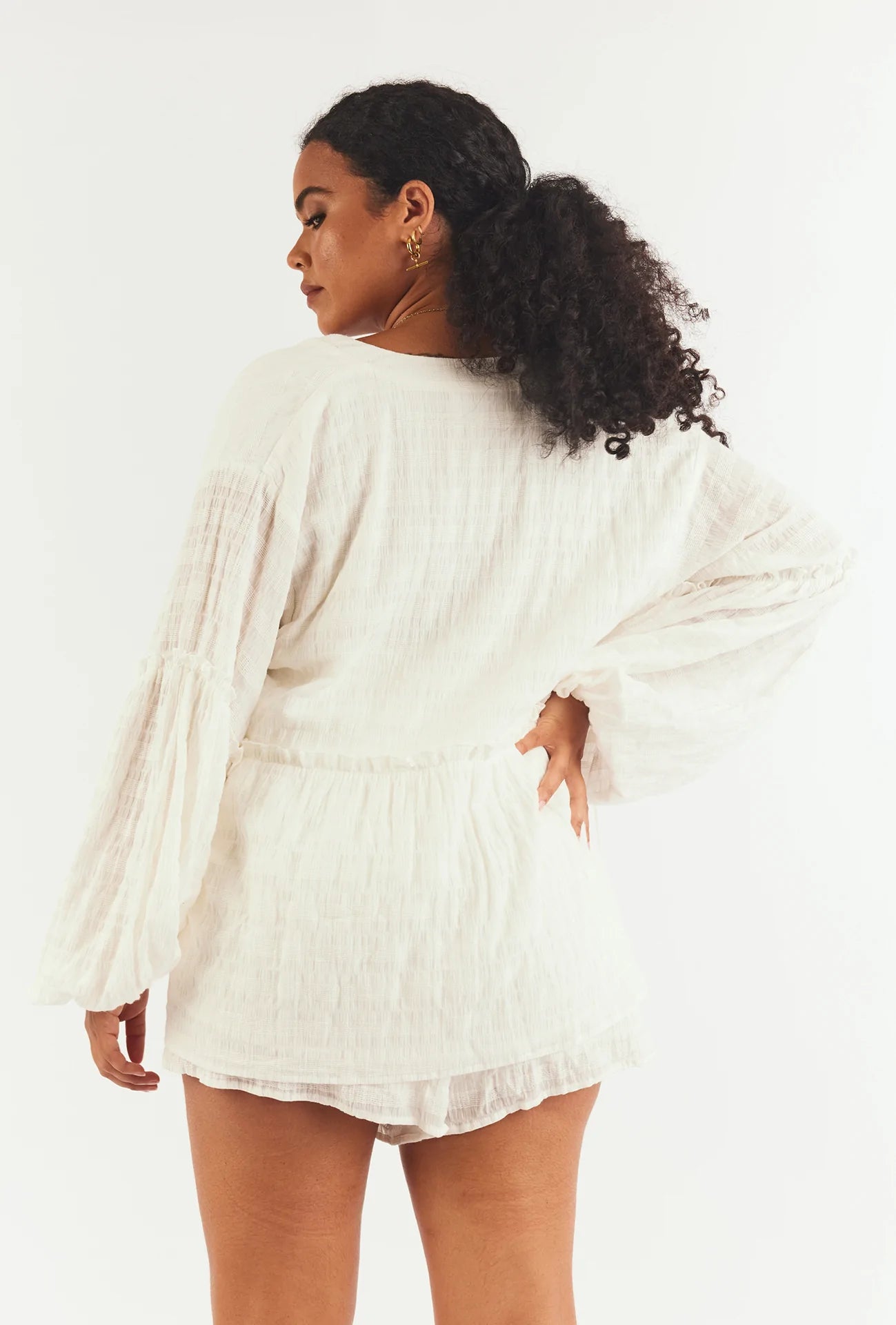 FABIANA TOP | WHITE STRIPE