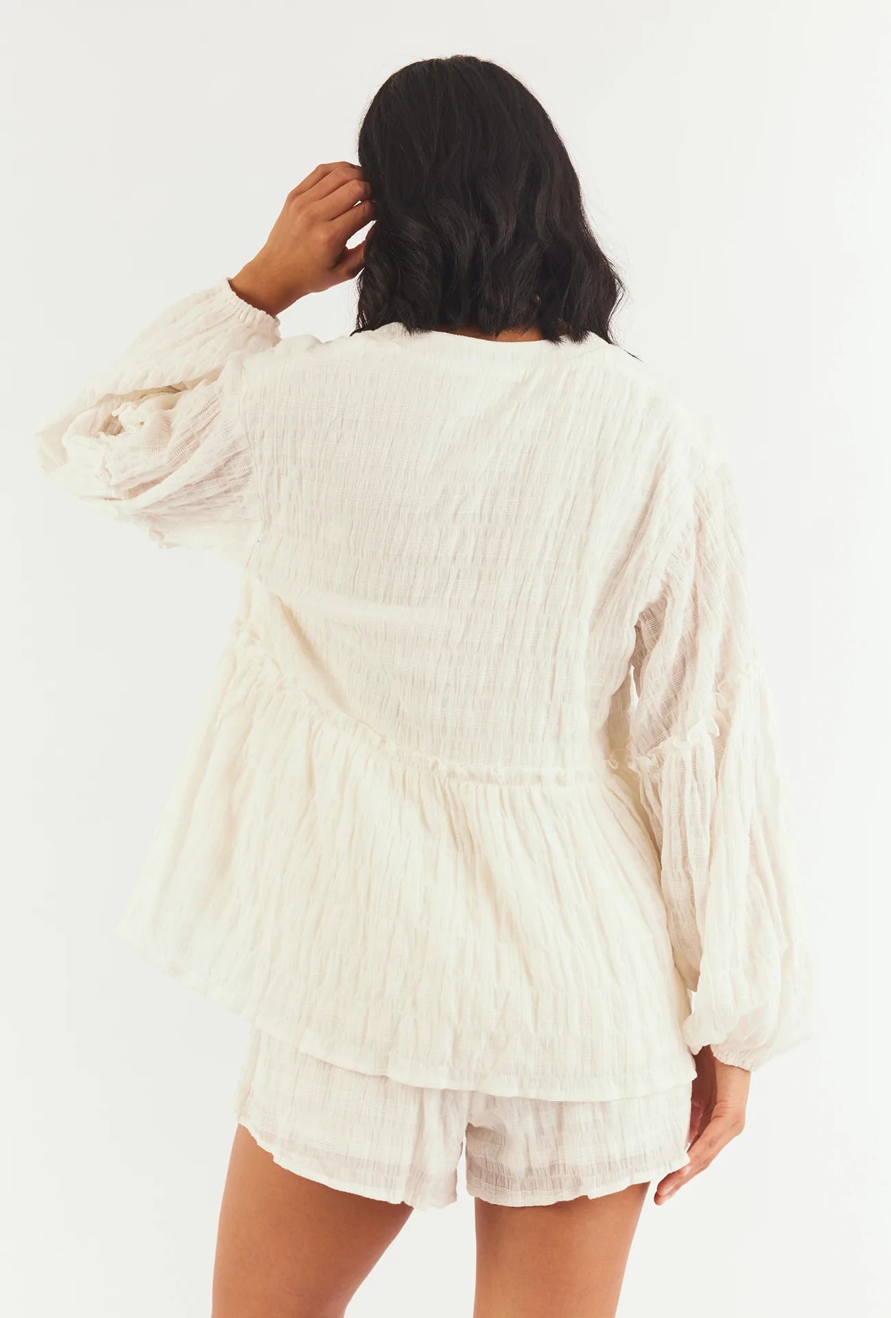 FABIANA TOP | WHITE STRIPE