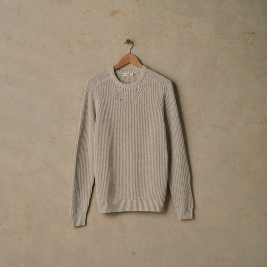 OFFSHORE KNIT CREW | FOG