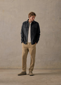 BRUSHED TWILL JACKET | GRAPHITE