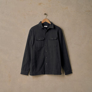 BRUSHED TWILL JACKET | GRAPHITE