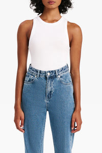 ORGANIC RIB TANK | WHITE