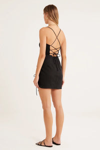 BRONTE MINI DRESS | BLACK