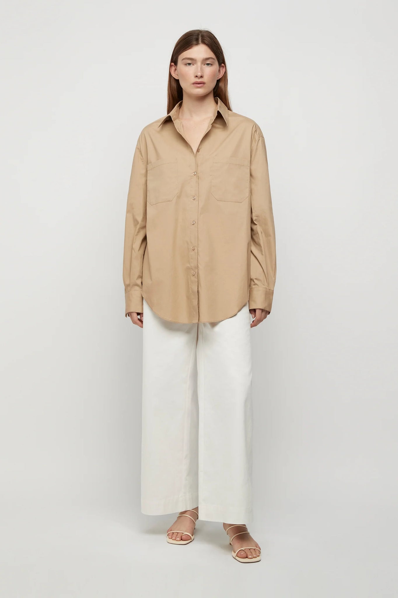 EMILIA OVERSIZED BOYFRIEND SHIRT | CORNSTALK