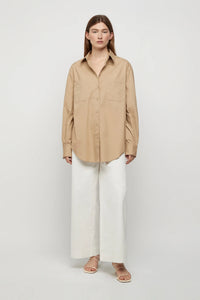 EMILIA OVERSIZED BOYFRIEND SHIRT | CORNSTALK
