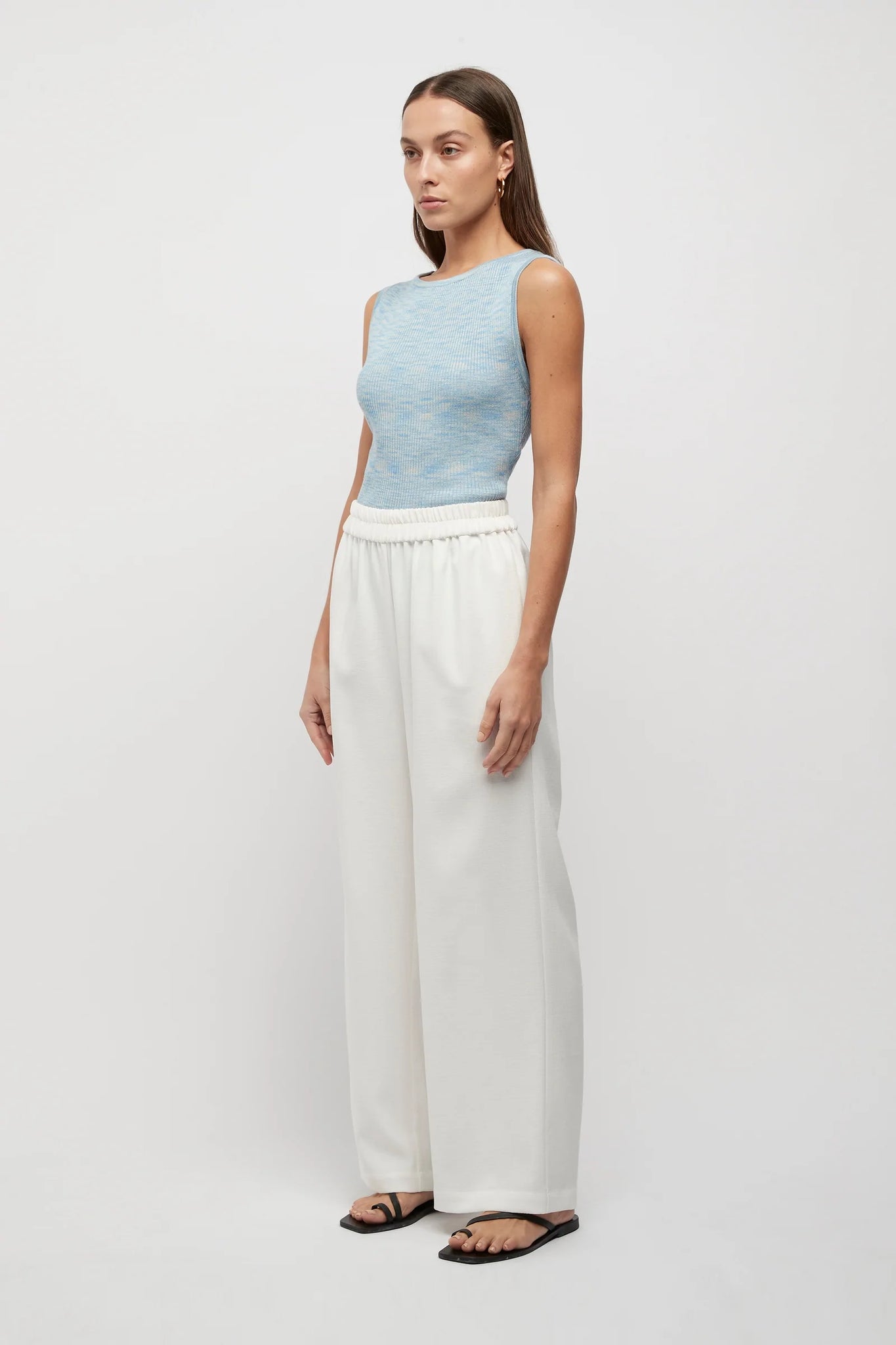 JOYCE KNITTED TOP | SKY