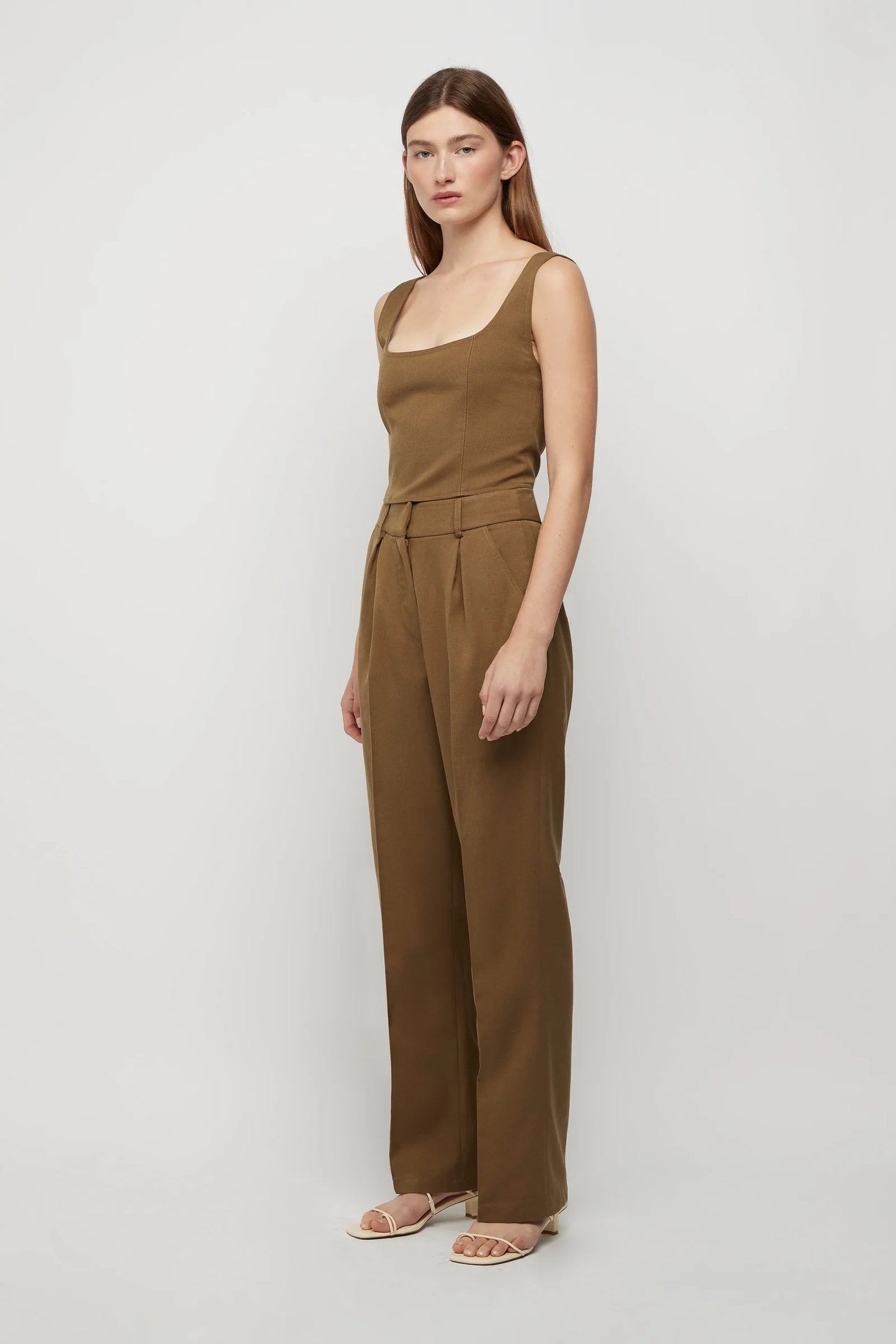 FILIPPA TROUSERS | TAUPE