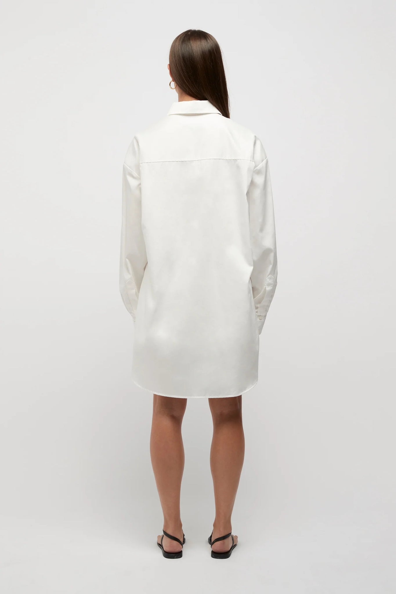 DARIO CONTRAST STITCHING SHIRT | WHITE