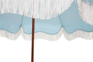 THE HOLIDAY BEACH UMBRELLA | SANTORINI BLUE