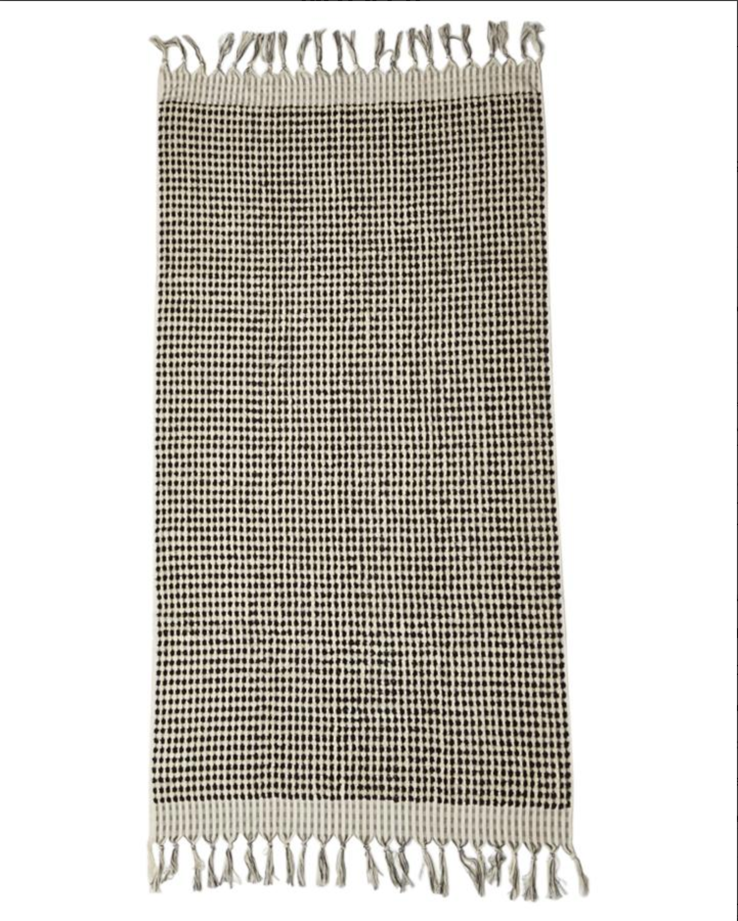 CRESCENT TOWEL | BLACK & WHITE