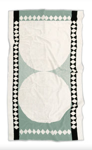 BEACH TOWEL | DIAMOND GREEN