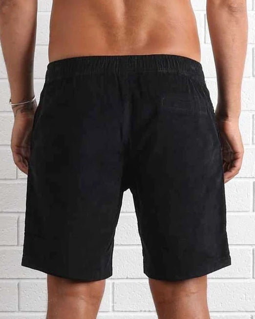 WHALER CORD SHORT | BLACK