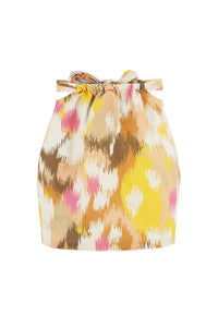 MIRA SKIRT | FLORAL BLUR