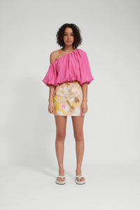 MIRA SKIRT | FLORAL BLUR