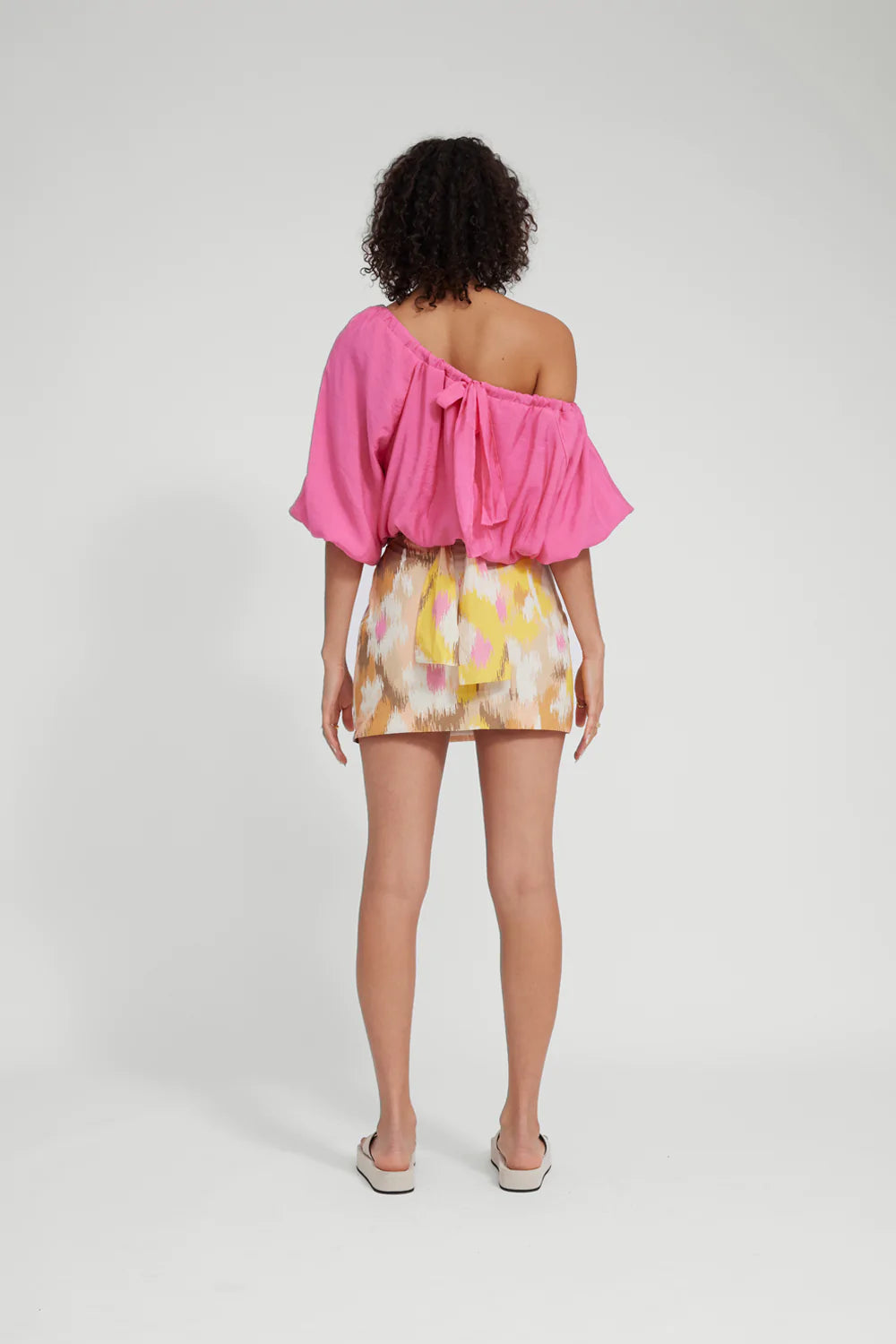 MIRA SKIRT | FLORAL BLUR