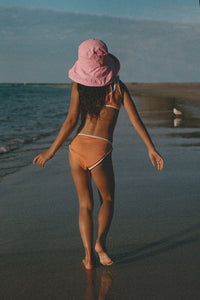 MINI RIB BIKINI | TANGERINE