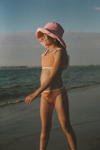 MINI RIB BIKINI | TANGERINE