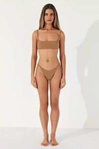 ALMOND RIB BRALETTE