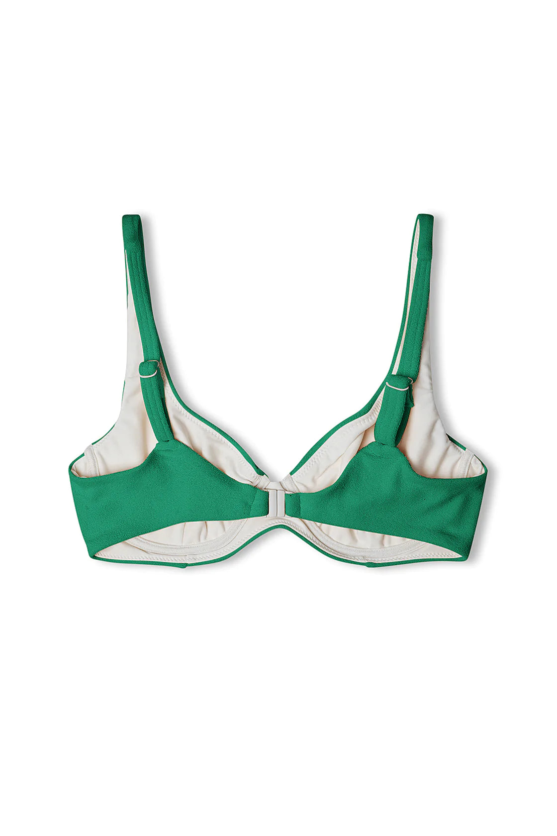 GREEN TOWELLING BRA CUP