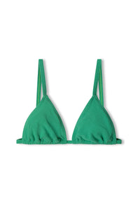 GREEN TOWELLING TRIANGLE