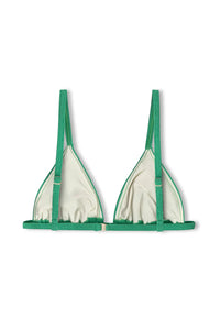 GREEN TOWELLING TRIANGLE