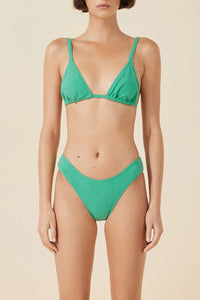 GREEN TOWELLING TRIANGLE