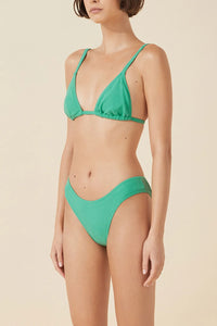 GREEN TOWELLING TRIANGLE