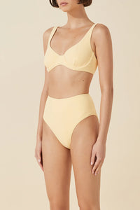BUTTER TOWELLING WAISTED BRIEF