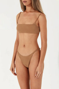 ALMOND RIB BRALETTE